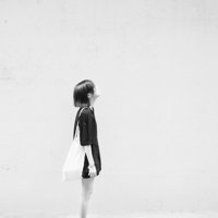 时尚经典的黑白人物头像图片