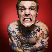 欧美混搭系qq个性纹身头像