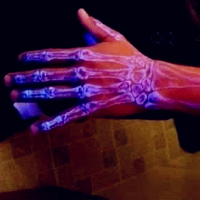 艳丽色彩的微信纹身头像图片