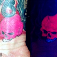 艳丽色彩的微信纹身头像图片