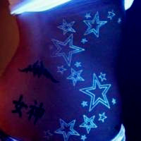 艳丽色彩的微信纹身头像图片