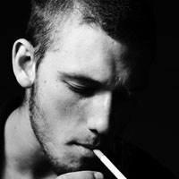 最新欧美帅哥黑白头像图片