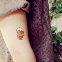 时尚简约小清新女生纹身头像