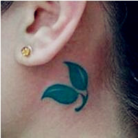 时尚简约小清新女生纹身头像