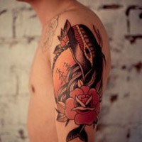 90后非主流女生纹身头像合集