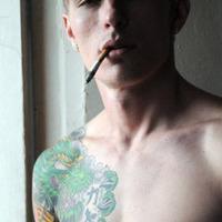 另类个性欧美男生纹身头像图