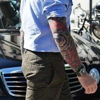 另类个性欧美男生纹身头像图