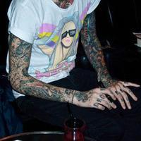 另类个性欧美男生纹身头像图