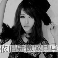 2016最新非主流女生黑白头像