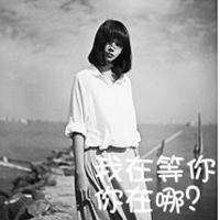 2016最新带字黑白女生头像