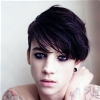 欧美风超拽帅哥纹身头像