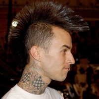 欧美风超拽帅哥纹身头像