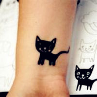 超霸气的社会美女纹身头像