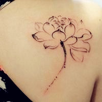 超霸气的社会美女纹身头像