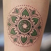 欧美风超拽帅哥纹身头像