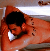 欧美风超拽帅哥纹身头像