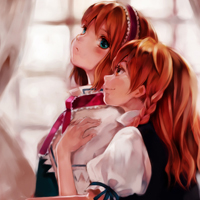 非主流清纯唯美姐妹头像