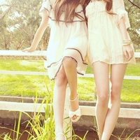 非主流清纯唯美姐妹头像