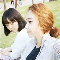 非主流清纯唯美姐妹头像