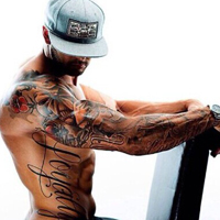 霸气肌肉男帅哥纹身头像赏析