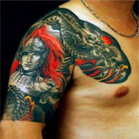 男生qq霸气纹身头像赏析