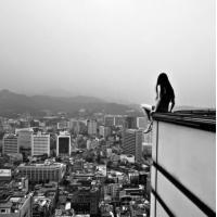 非主流黑白女生头像赏析