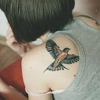 个性唯美的女生纹身头像赏析