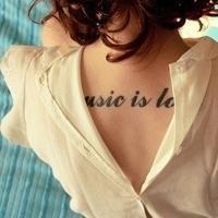 个性唯美的女生纹身头像赏析