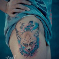 时尚个性情侣纹身头像图片