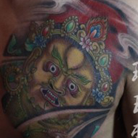 时尚个性情侣纹身头像图片