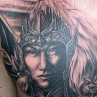 时尚个性情侣纹身头像图片