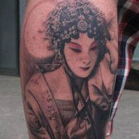 时尚个性情侣纹身头像图片