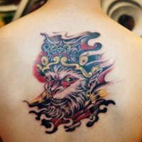 时尚个性情侣纹身头像图片