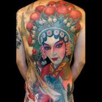 时尚个性情侣纹身头像图片