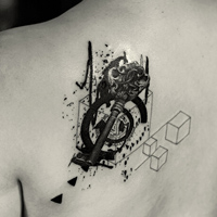 超拽qq情侣纹身头像图片