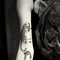 超拽qq情侣纹身头像图片