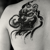 超拽qq情侣纹身头像图片