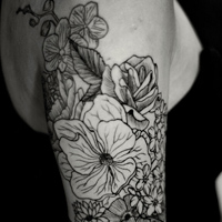 超拽qq情侣纹身头像图片