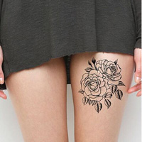 超拽qq情侣纹身头像图片