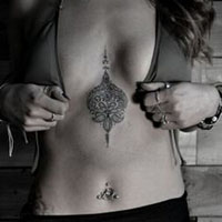 最新时尚个性纹身头像图片