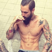 最新时尚个性纹身头像图片