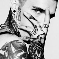 最新时尚个性纹身头像图片