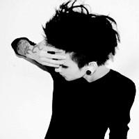 最新非主流qq黑白头像图片