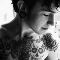 欧美帅哥qq纹身头像图片