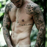 欧美帅哥qq纹身头像图片