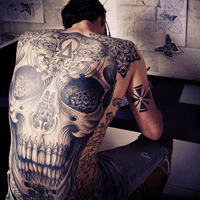 欧美帅哥qq纹身头像图片