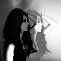 非主流女生黑白伤感头像图片