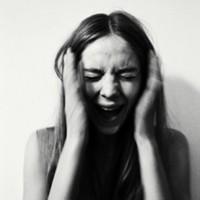 孤独的非主流女生黑白头像