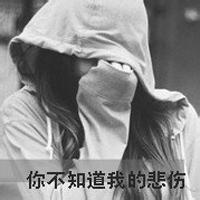 带字的伤感qq女生黑白头像