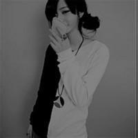 不带字的女生黑白伤感头像
